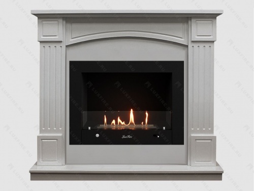Каминный портал МДФ "Честер 1160" с биокамином Lux Fire "Фаер Бокс 4-30" (белый) Каминный портал МДФ "Честер 1160" с биокамином Lux Fire "Фаер Бокс 4-30" (белый)