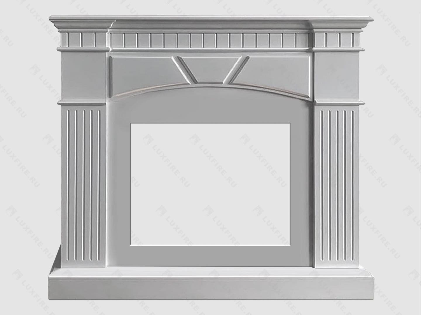 Каминный портал МДФ "Шервуд 1250" с биокамином Lux Fire "Фаер Бокс 3-33" (белый) Каминный портал МДФ "Шервуд 1250" с биокамином Lux Fire "Фаер Бокс 3-33" (белый) по цене 112 800 руб.