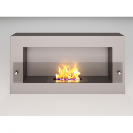 Биокамин Window Fat Glass grey по цене 33 900 руб.