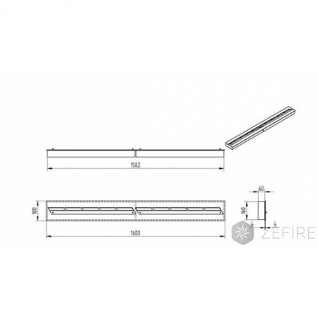 Прямоугольный контейнер ZeFire 1600 Прямоугольный контейнер ZeFire 1600 по цене 89 500 руб.