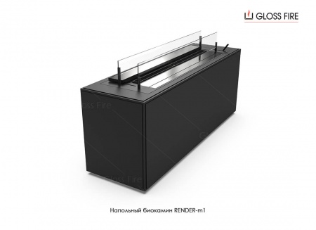 Напольный биокамин Биокамин Gloss Fire Render-m1 Напольный биокамин Биокамин Gloss Fire Render-m1 по цене 72 200 руб.