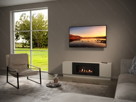 Тумба универсальная Lux Fire "Байкал" 1600, белый, с биокамином 900 по цене 73 854 руб.