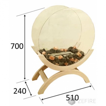 Биокамин ZeFire Iris Средний Светлый Биокамин ZeFire Iris Средний Светлый по цене 44 800 руб.