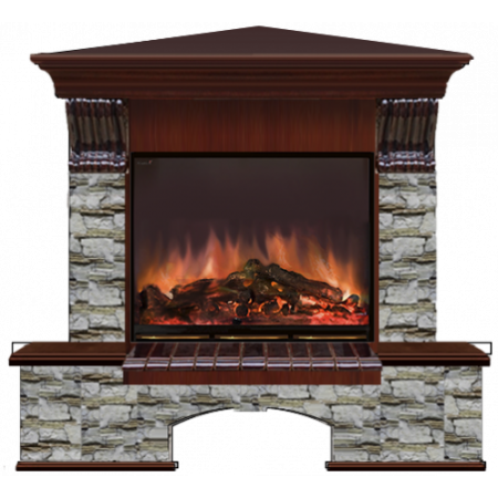 Бостон Алтай угловой (красное дерево)+Arte 23 Бостон Алтай угловой (красное дерево)+Arte 23