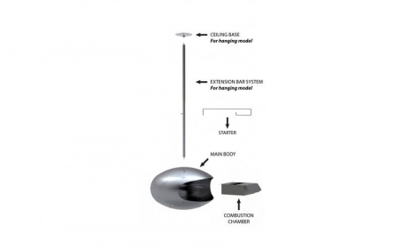 Подвесной биокамин Cocoon Aeris Black Подвесной биокамин Cocoon Aeris Black по цене 197 700 руб.