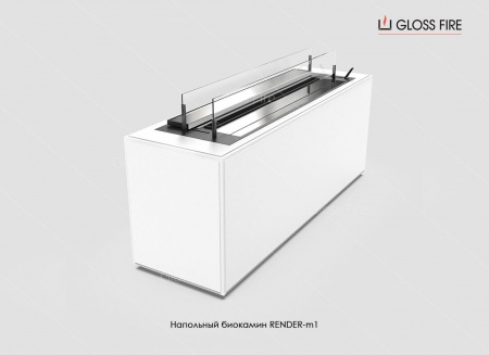 Напольный биокамин Биокамин Gloss Fire Render-m1 Напольный биокамин Биокамин Gloss Fire Render-m1 по цене 72 200 руб.