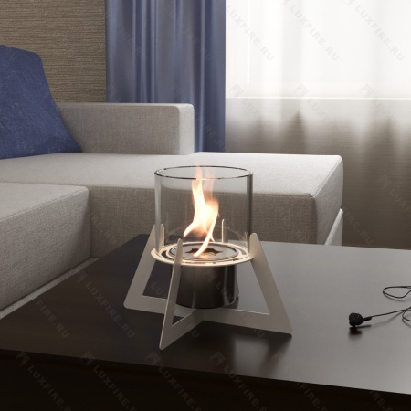 Настольный биокамин Lux Fire "Альфа" (белый) Настольный биокамин Lux Fire "Альфа" (белый) по цене 9 922 руб.